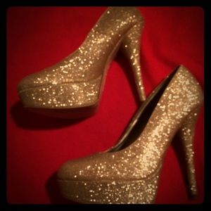Gold heels