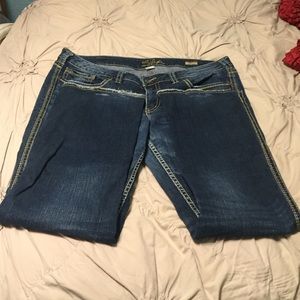 Silver Frances Bootcut Jeans Size 22 Length 31