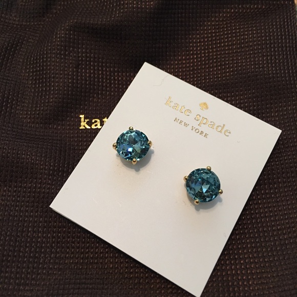 Kate Spade Blue Gumdrop Studs