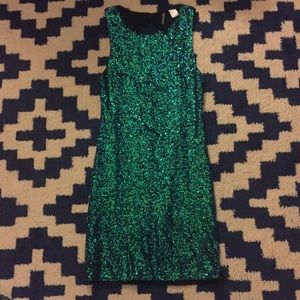 HM Blue Sequence Party Dress