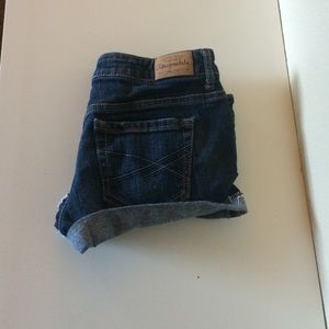 Denim shorts