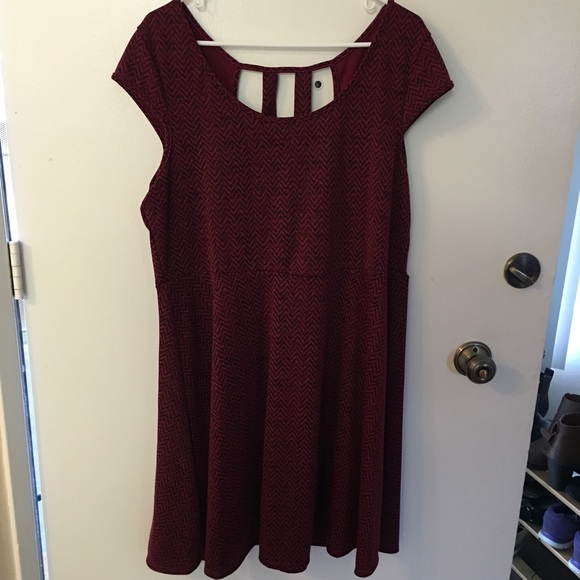 Burgundy Wet Seal Dress