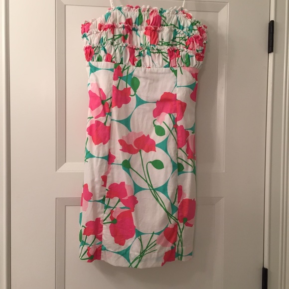 Franco Strapless Dress Had Me a Blast. Size 4.