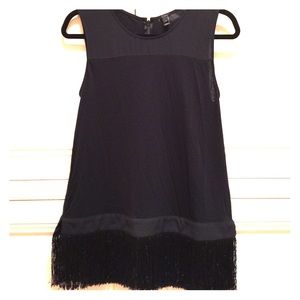J Crew fringe tunic tank, small