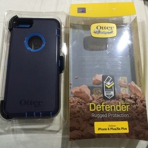 Navy blue IPhone  6 plus Case Otter box