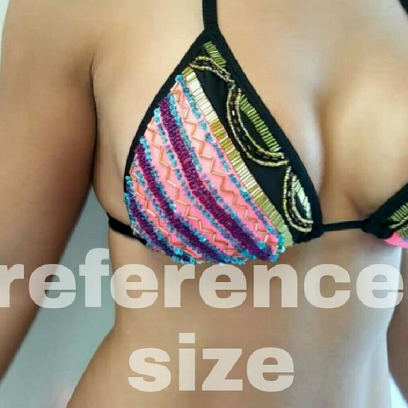 Golden Sea swimwear HAND MADE - Picture 3 of 4