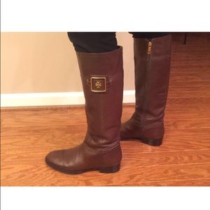 Brown Tory Burch Boots