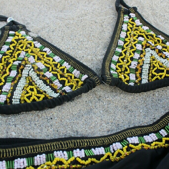 Golden Sea swimwear HAND MADE - Picture 2 of 3