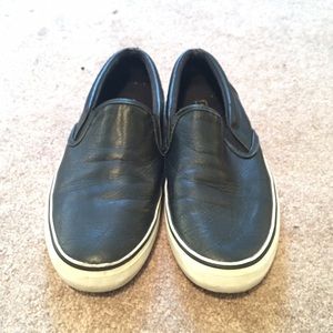 Banana Republic 100% Leather Slip-ons
