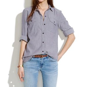 Madewell Chambray Tomboy Workshirt