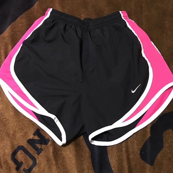 Pink, Black Nike Dri-fit Running Shorts