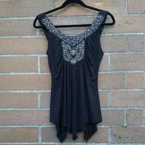 Daytrip size Medium nwot black tank