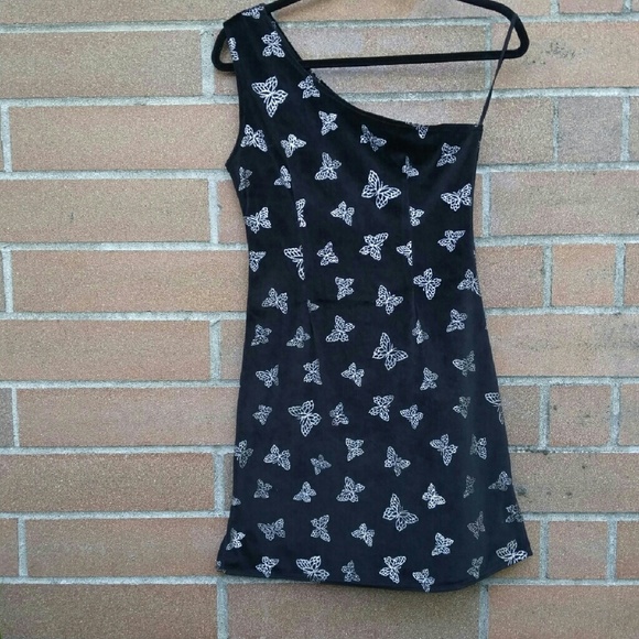 Station Wagon medium one shoulder butterfly dress