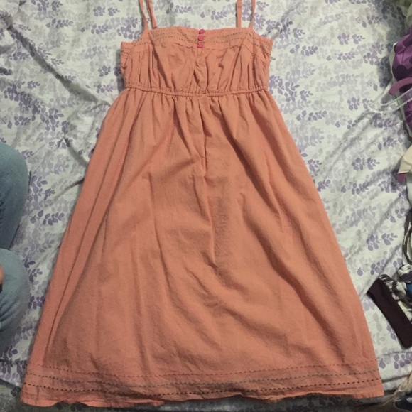 Orange summer dress