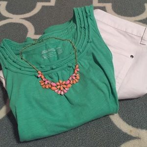 Summery Green Tank Top
