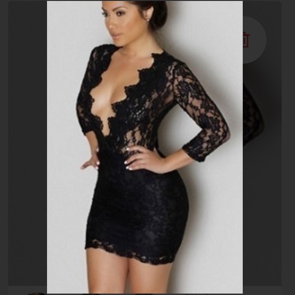 Sexy Mesh Lace Bodycon