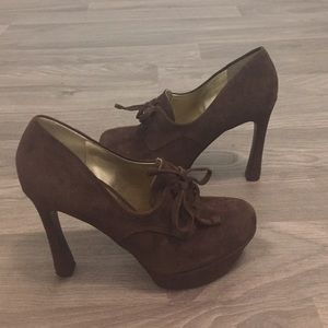 Guess Brown Suede Ankle Boots