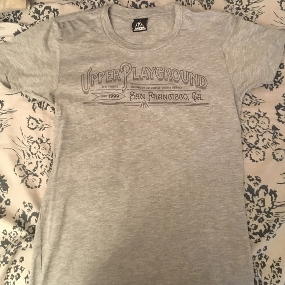 🚫Donated🚫Gray coloured Upper Playground tee - Picture 1 of 3
