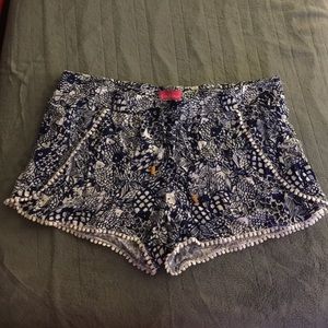 Lilly Pulitzer navy and white shorts!
