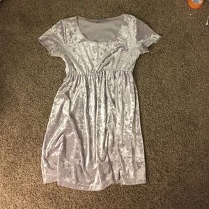 AA velvet babydoll dress