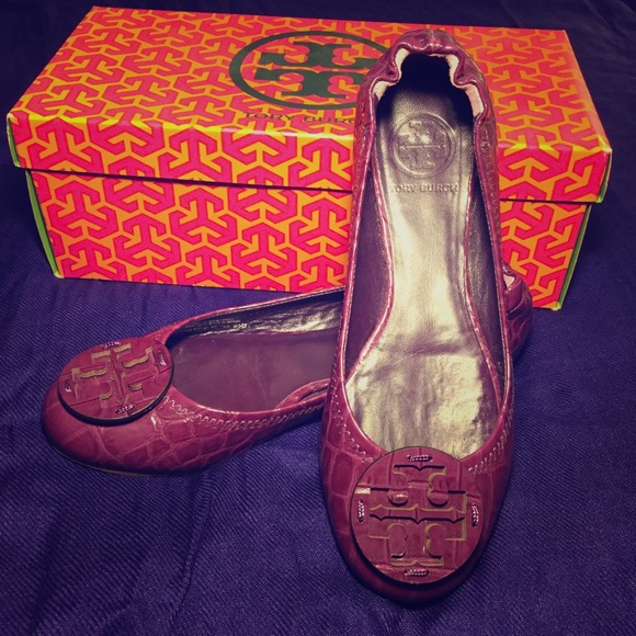 Tory Burch Flats- sweet plum 6.5