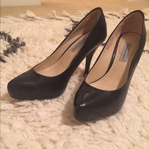 Classic black leather Nordstrom heel