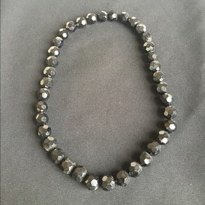 Black Bead Necklace