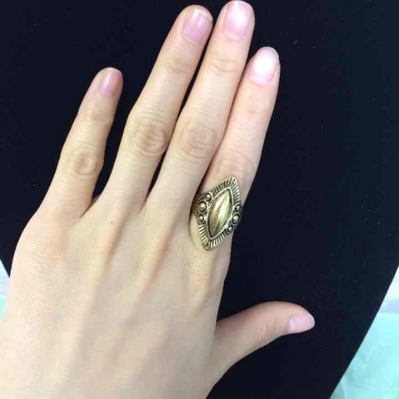 Vintage Egypt style golden ring