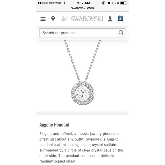 AUTHENTIC Swarovski Crystal Angelic Pendant