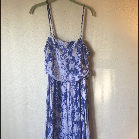 GU Ikat Print Jersey Maxi w/adjustable straps - Picture 1 of 2