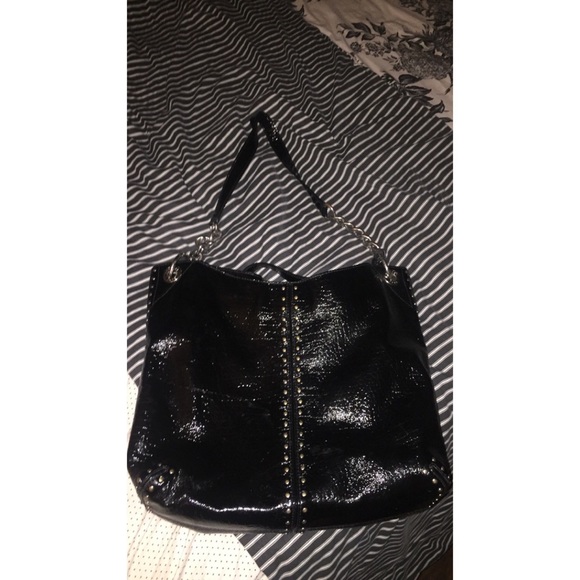 MK leather shiny handbag!