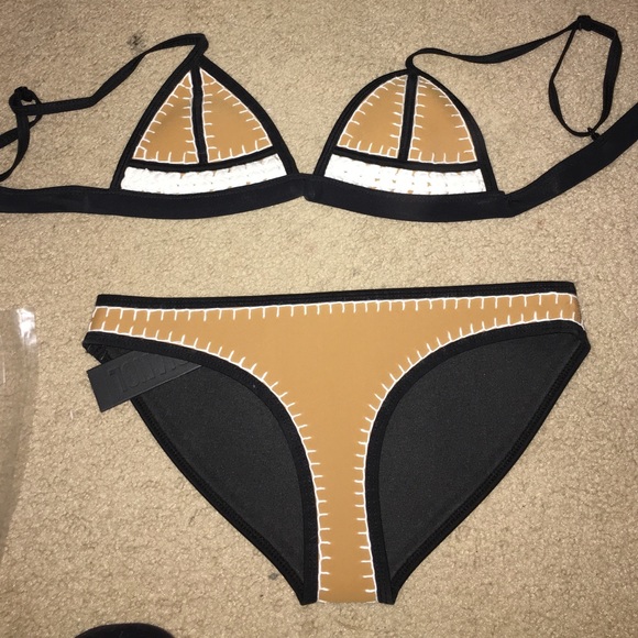 Farrah Brown Sugar Triangl bathing suit!