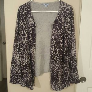 Leopard Print Cardigan