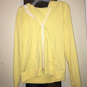 Roxy Yellow Polka-Dotted Sweater