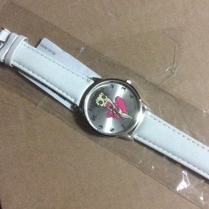 White Betty boop watch