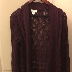 Maroon sweater from loft