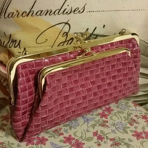 Pink clutch