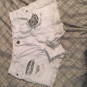 High waisted Jean shorts