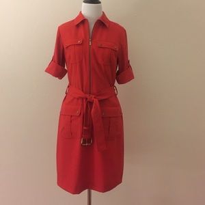 MICHAEL Michael Kors Belted Shirt Dress