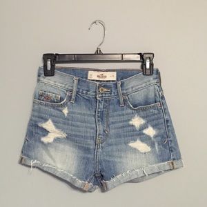 Hollister High-rise Denim Short-shorts