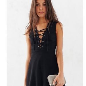 Urban Outfitters Black Romper Pirate Style