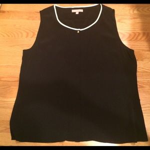 Banana Republic Black Rayon Tank Top