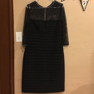 Pleated Adrianna Papell Dress