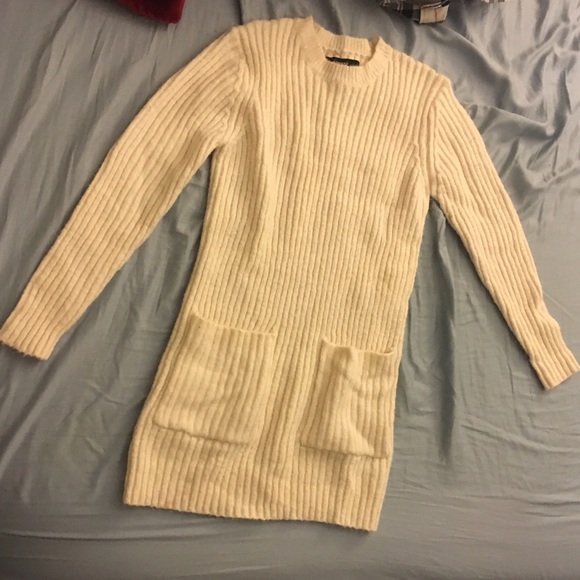 Cream Sweater Dress - Picture 1 of 1