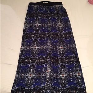 ALC 2012 Navy Blue Maxi Skirt