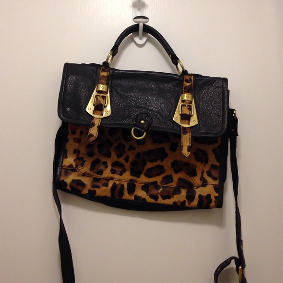 Asos Leopard Satchel Bag