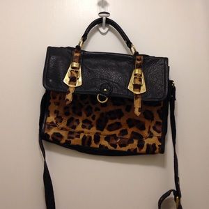 Asos Leopard Satchel Bag
