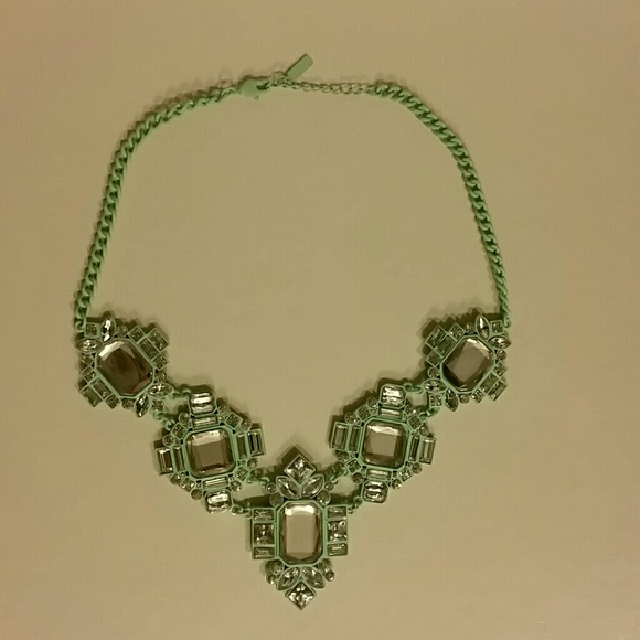 Baublebar Jewelry - Bauble Bar Orbitor Bib Statement Necklace Mint Baublebar Jewelry - Bauble Bar Orbitor Bib Statement Necklace Mint