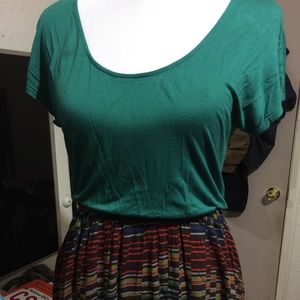 Short Cotton One Piece Dress in Size Small