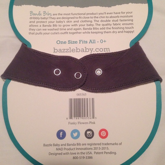 Bazzle Baby Banda Bib - Picture 2 of 2